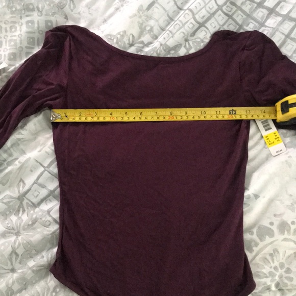 Sam Edelman Boatneck Bodysuit - in bergundy - Picture 6 of 8